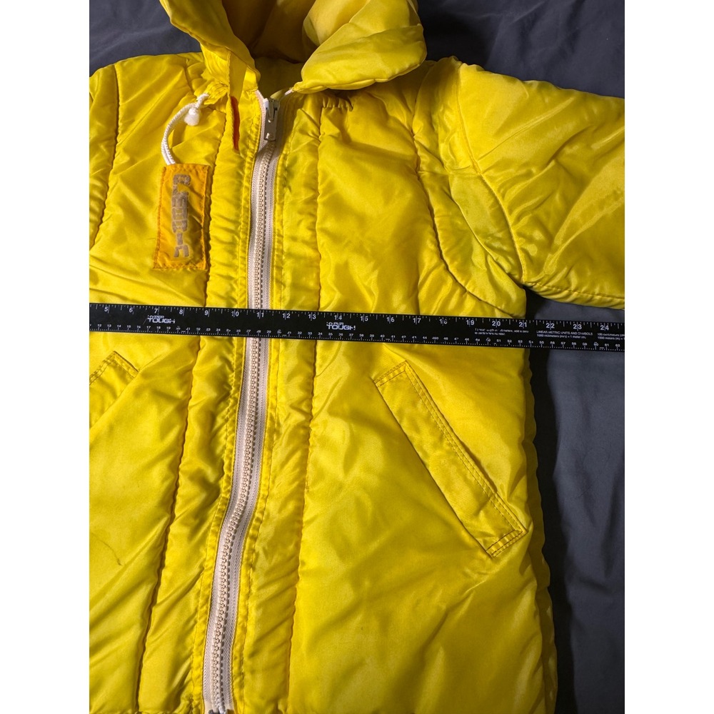 Almarin Canada PFD Flotation Jacket Yellow Nautical Safety Coat Whistle L Vntg - Picture 6 of 15
